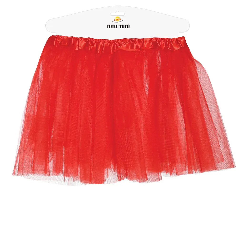Rød tutu til børn, 30 cm