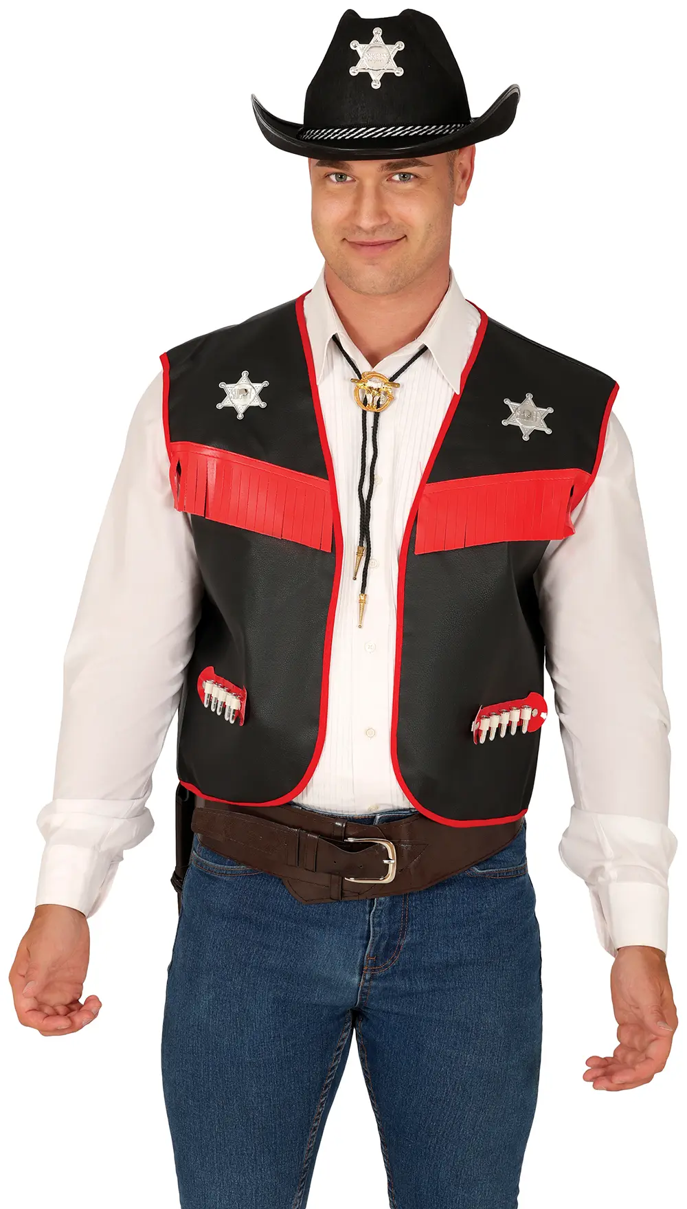Sort cowboyvest