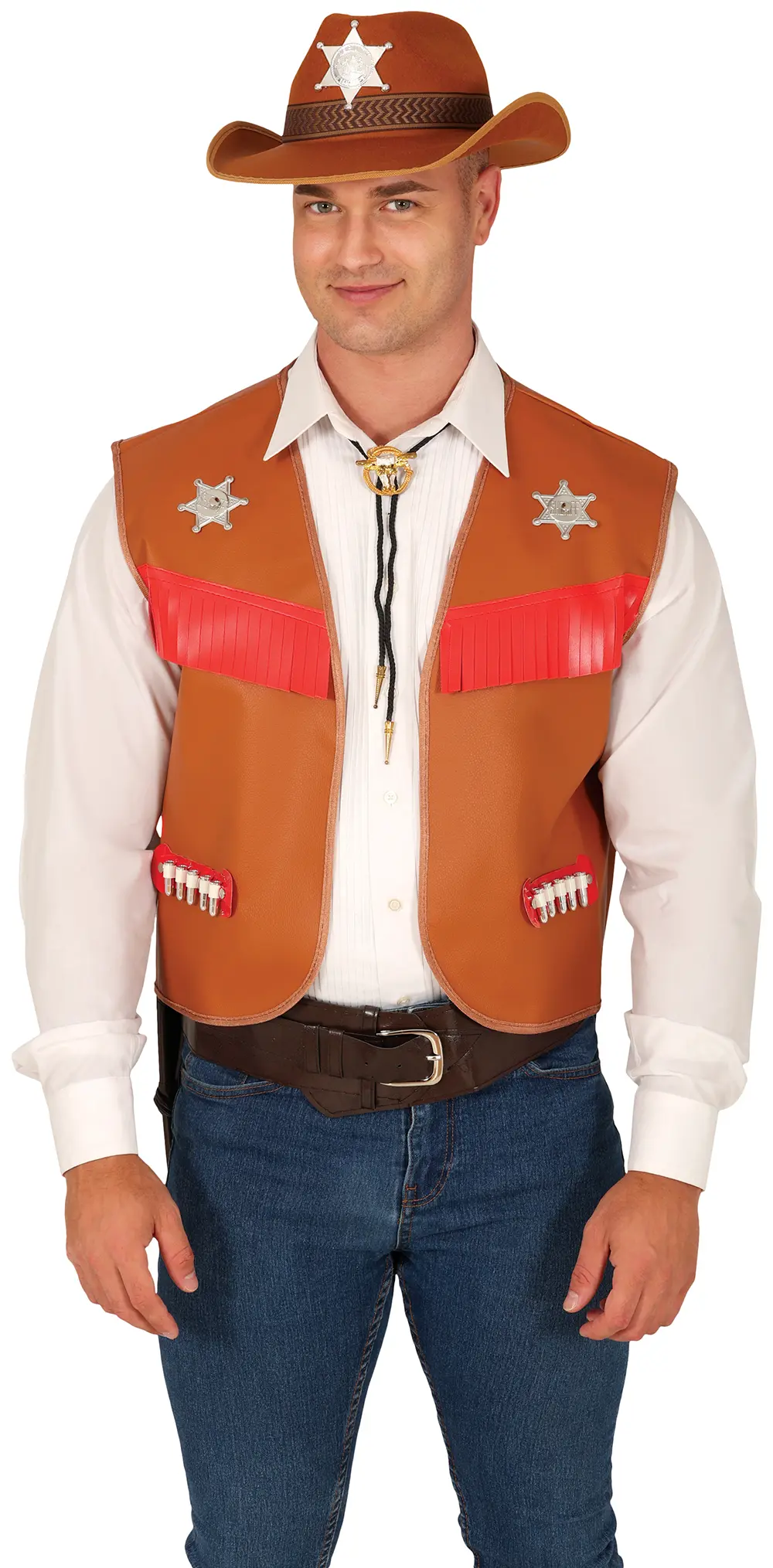 Brun cowboyvest