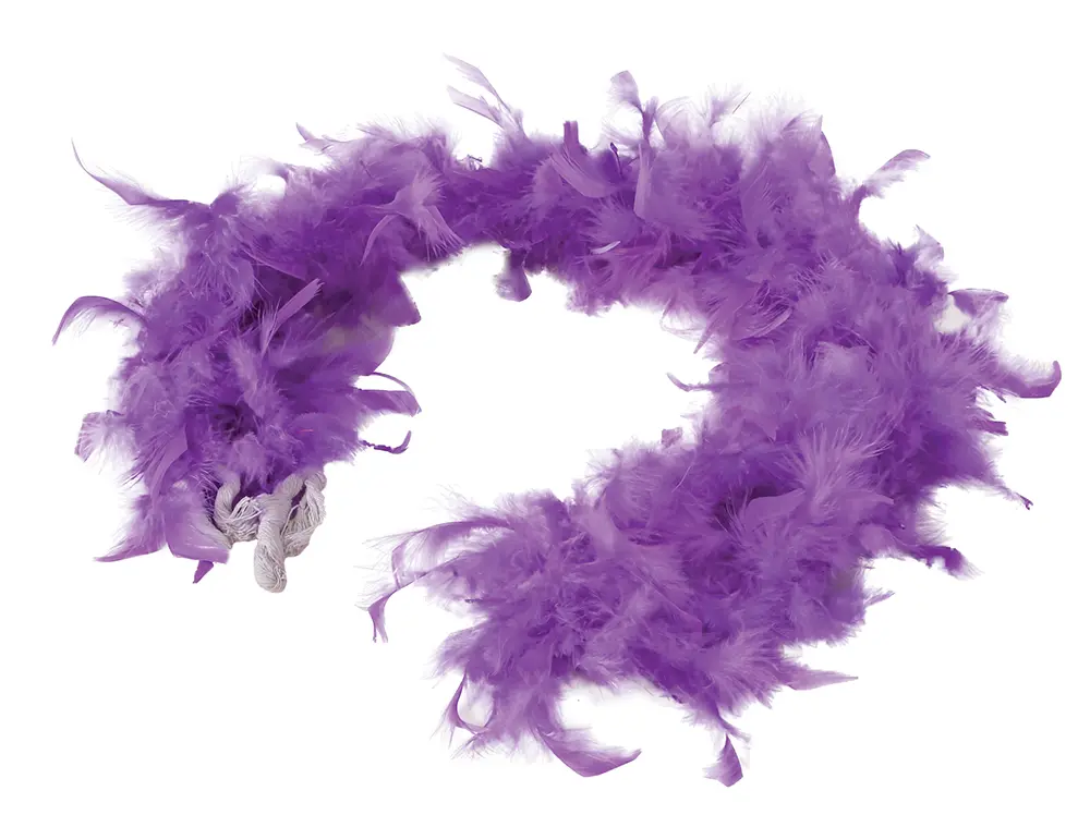 Boa med lilla fjer (40 g)