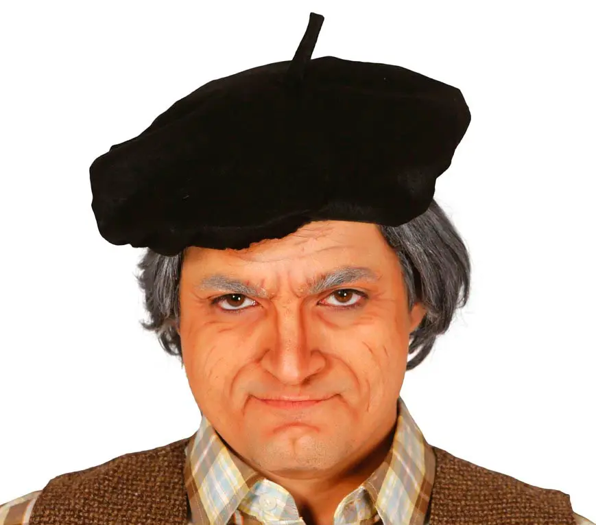 Sort baret