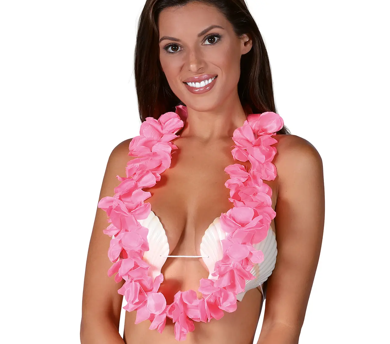 Assorterede Hawaii-halskæder i neon
