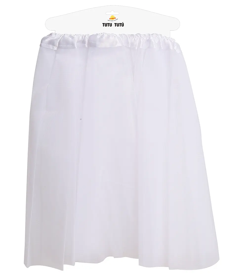 Hvid tutu til damer, 40 cm