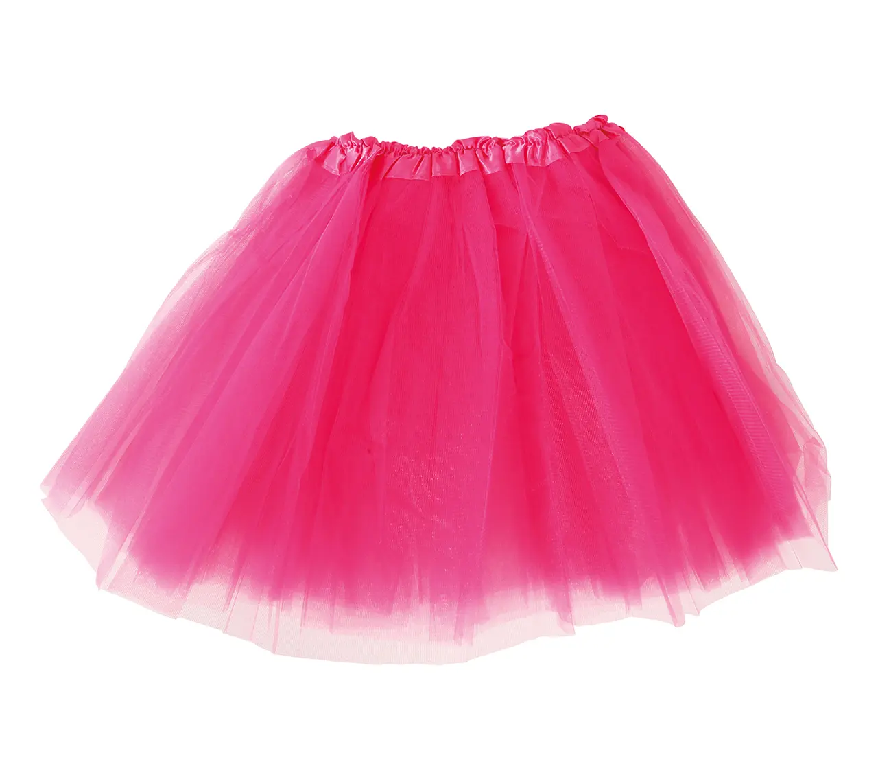 Neonfuchsia tutu til damer, 40 cm