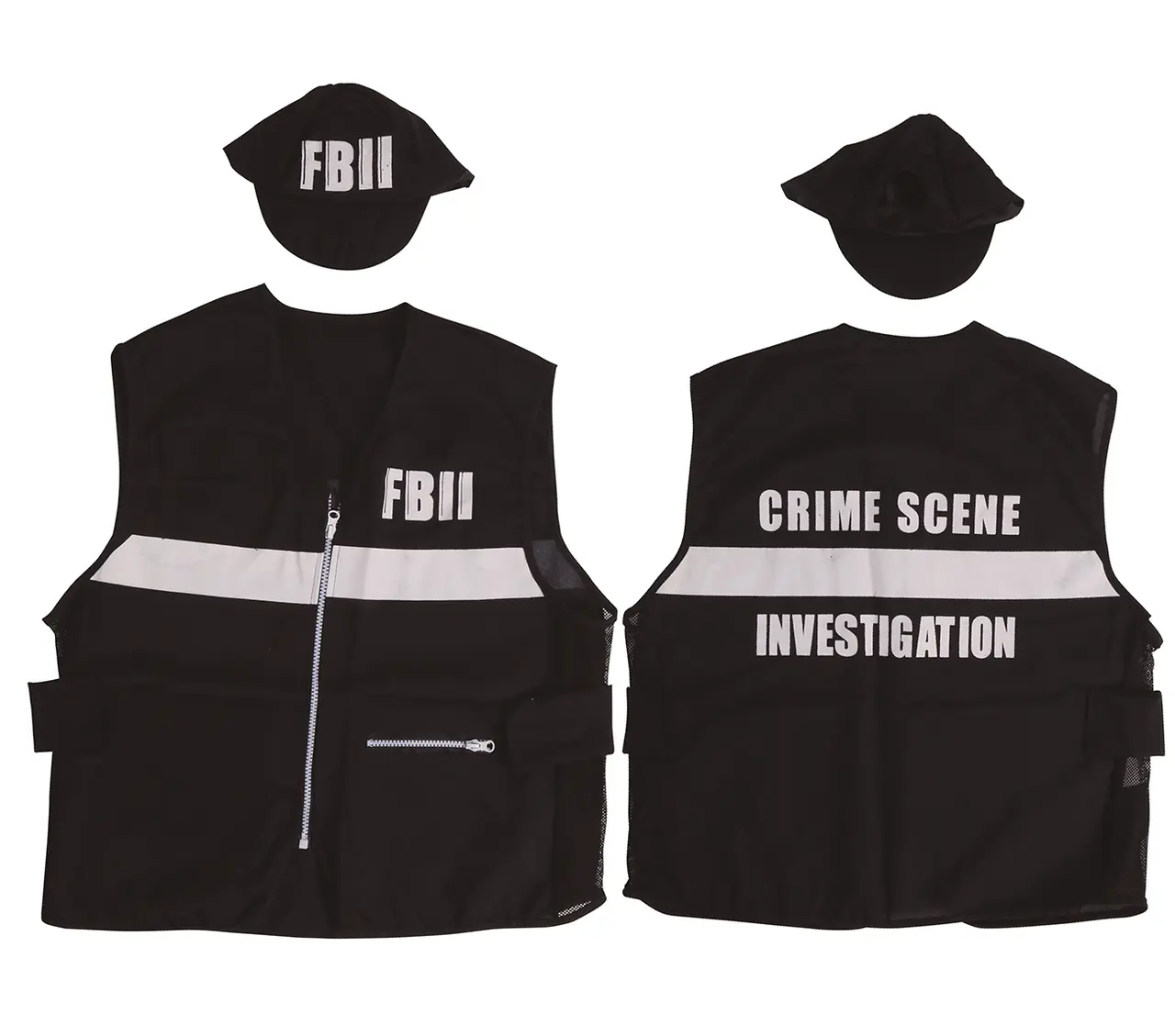 F.B.I.-kasket og vest