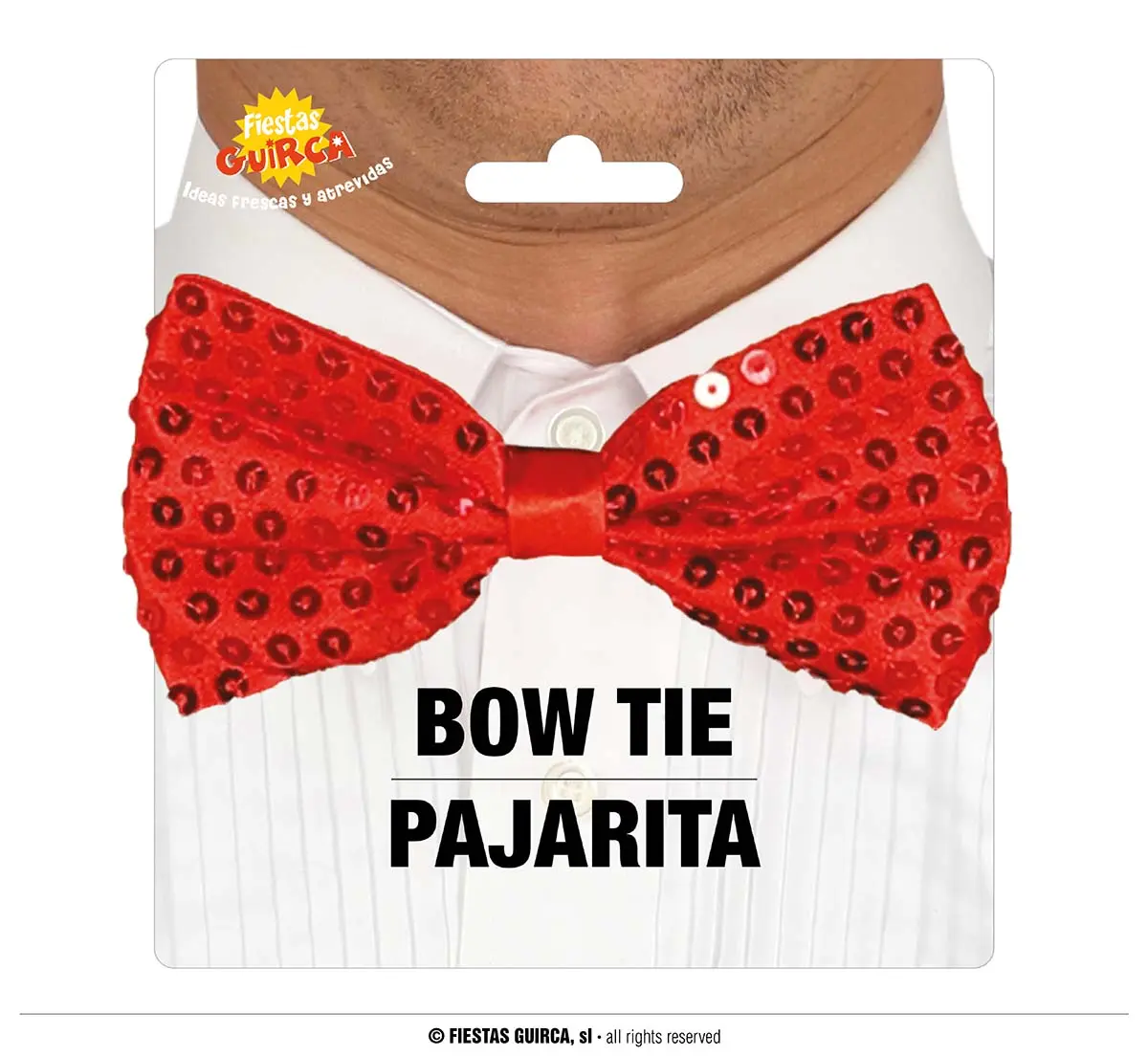 Rød pailletbutterfly