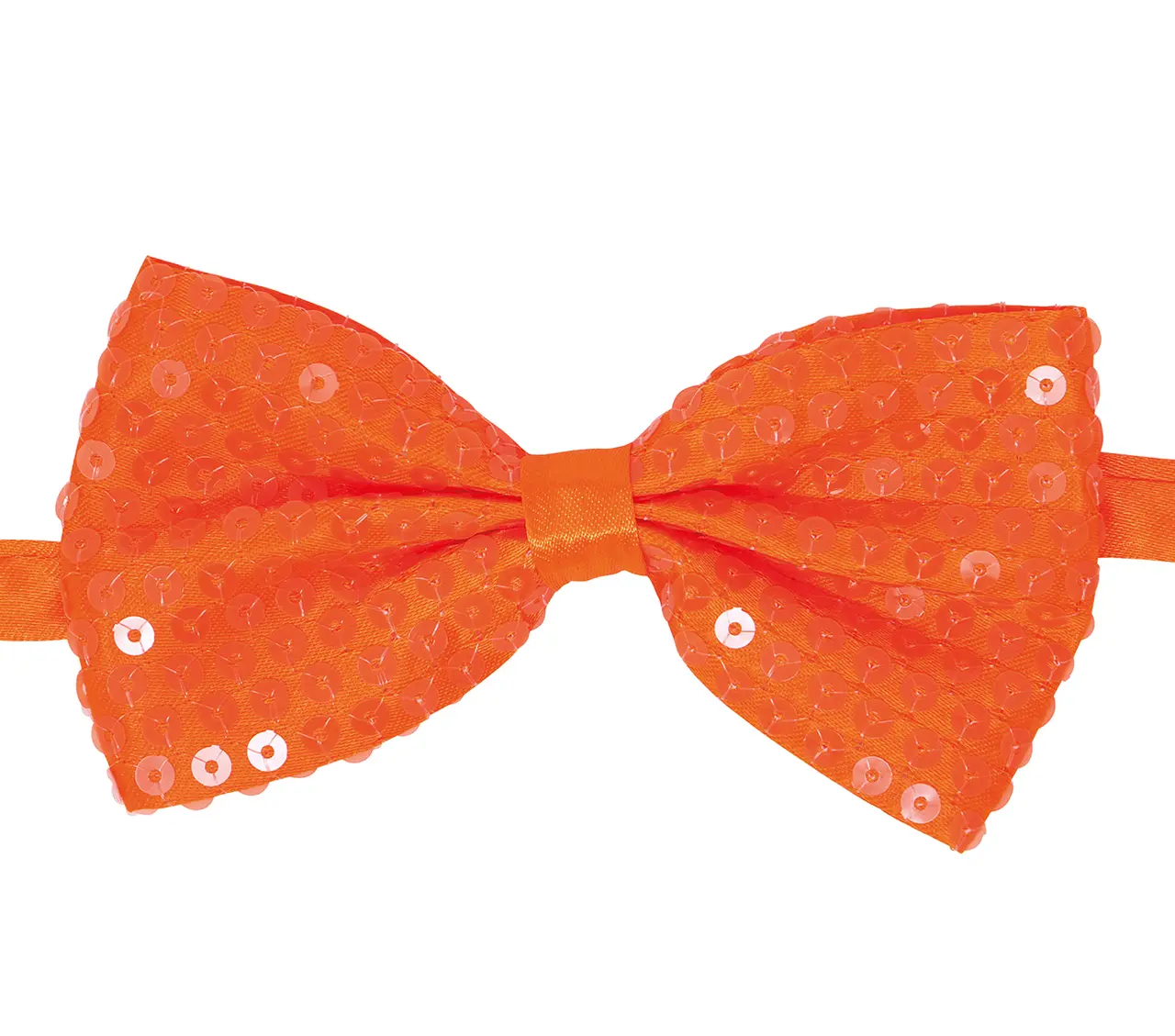 Neonorange pailletbutterfly 13 cm