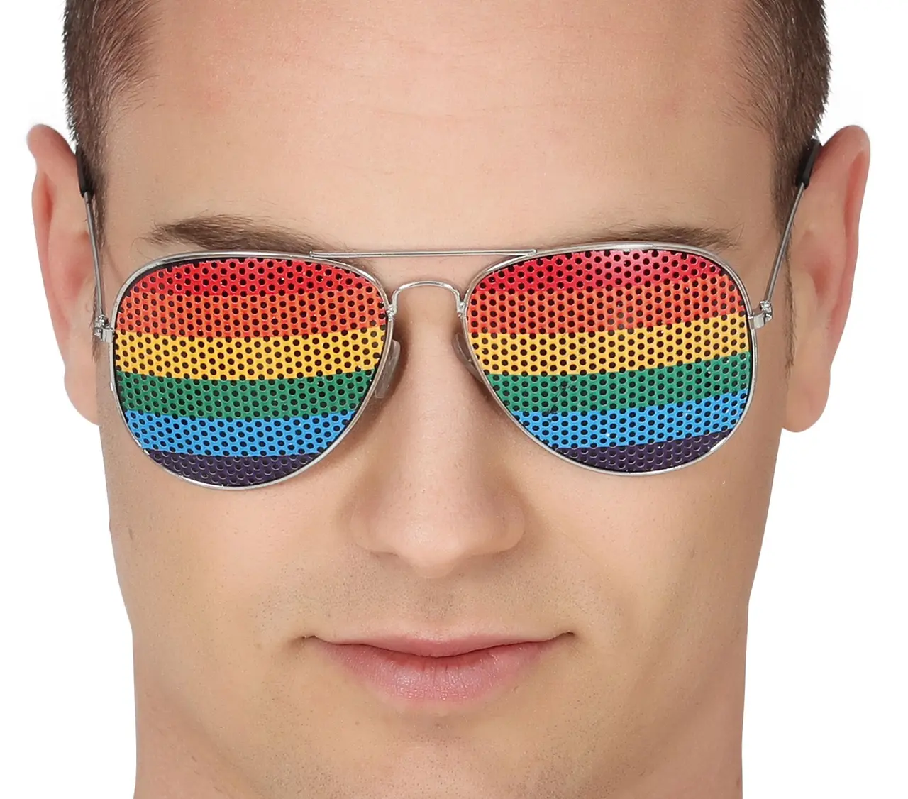 Flerfarvede pilotbriller