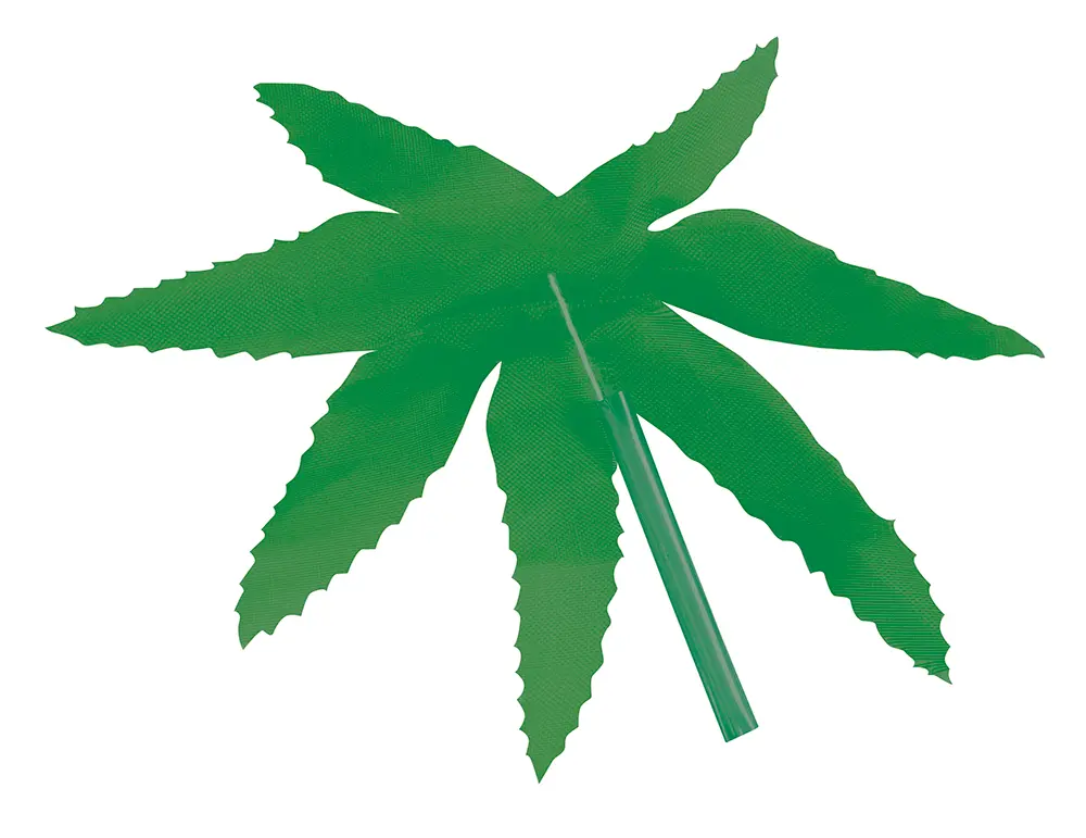 Halskæde med marihuanablade