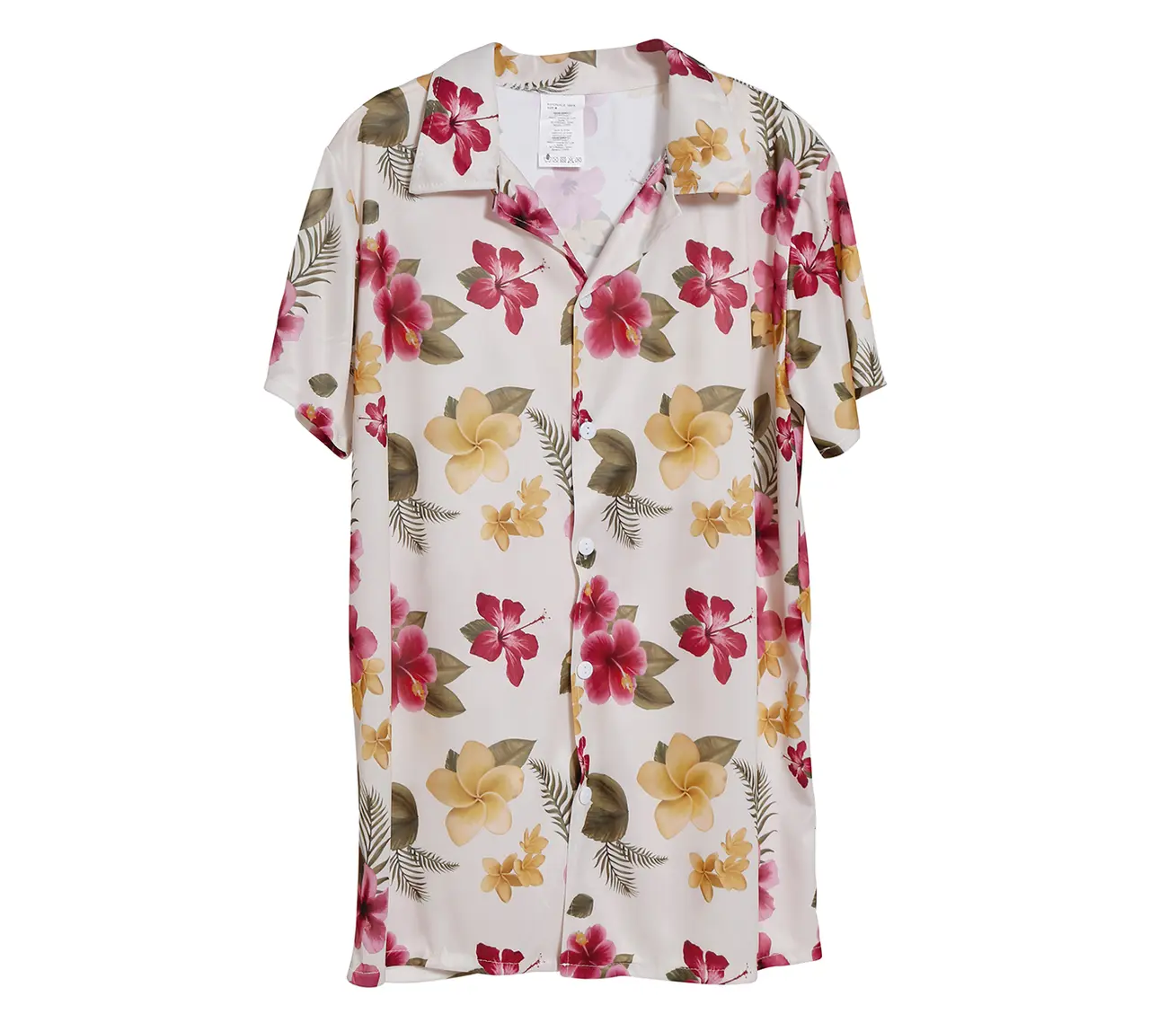 Hawaiiskjorte med blomster til herrer
