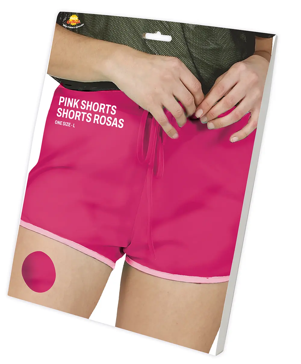 Lyserøde 80'er-shorts