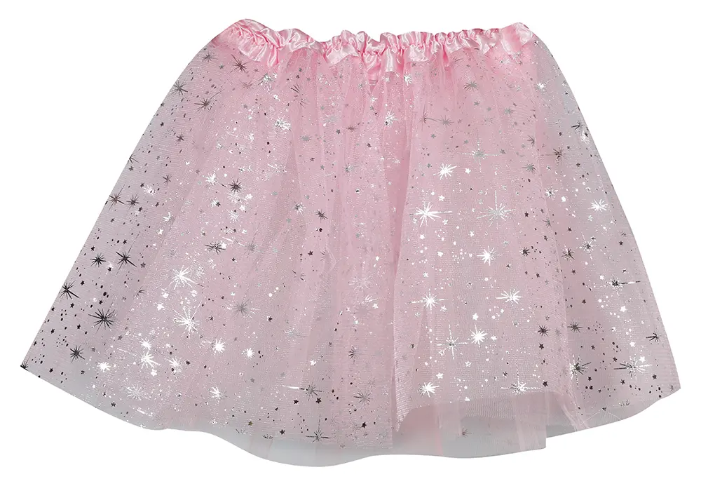 Lyserød tutu med hjerter 30 cm, til børn