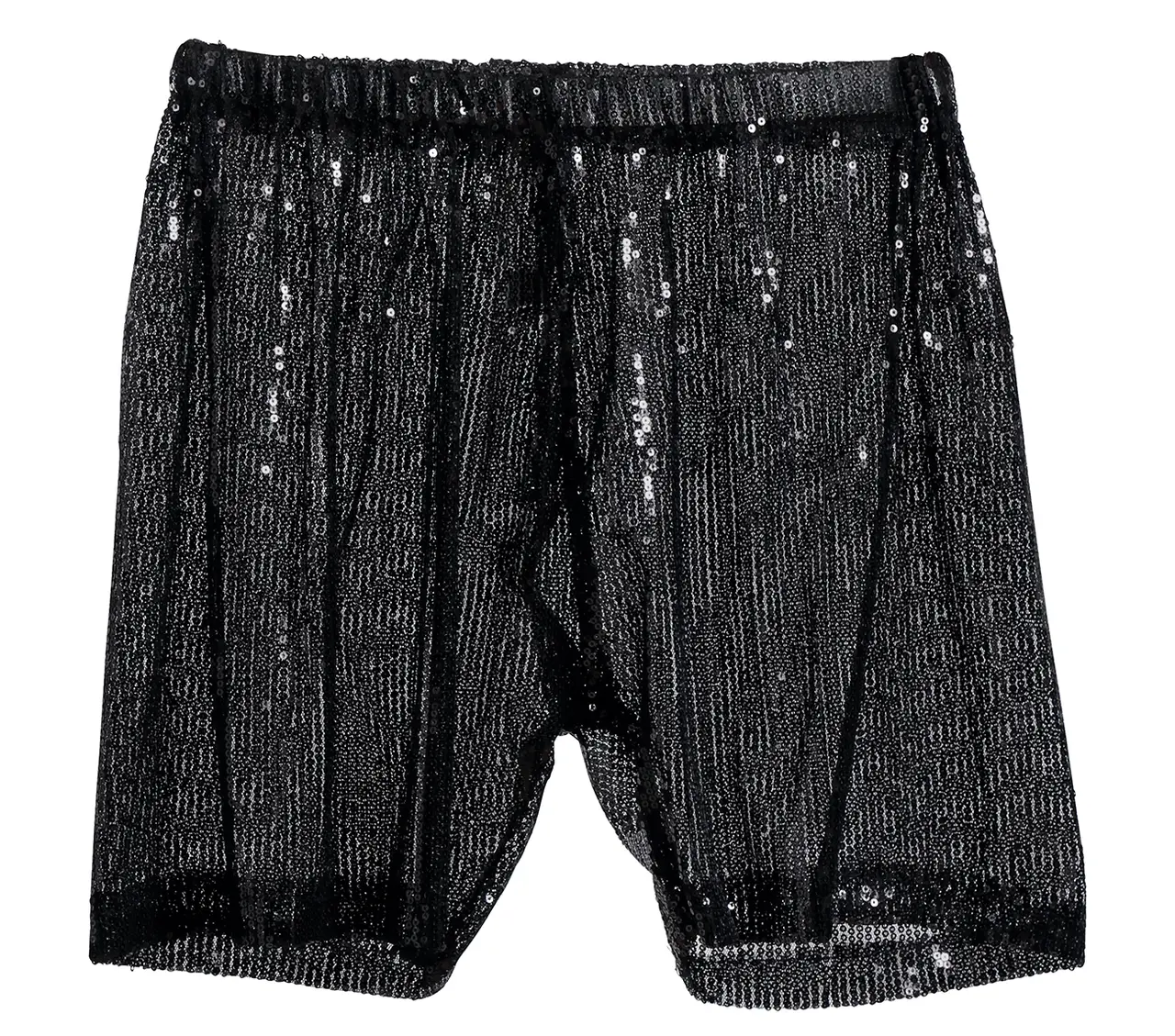 Sorte pailletshorts 42-44