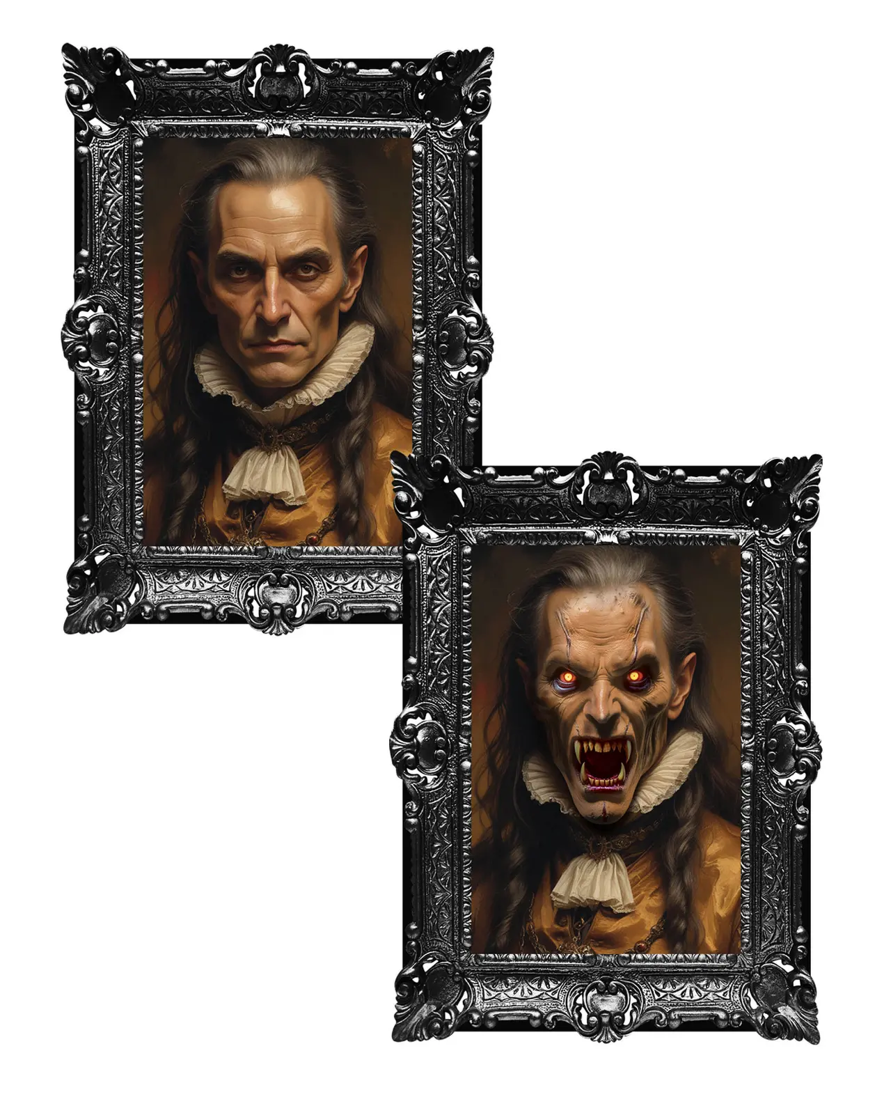 Skræmmende vampyrbillede 60 × 40 cm, PVC