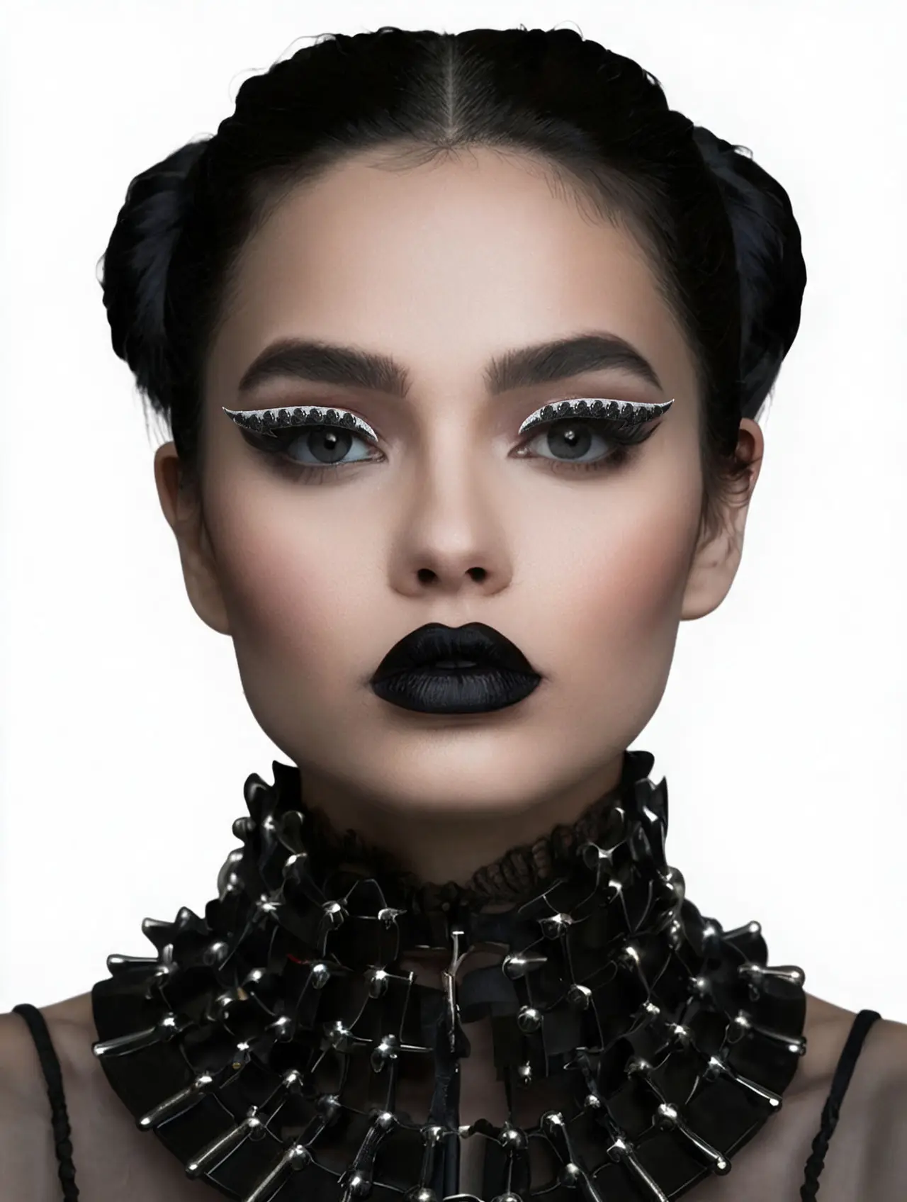 Ansigtssmykker, eyeliner, sort