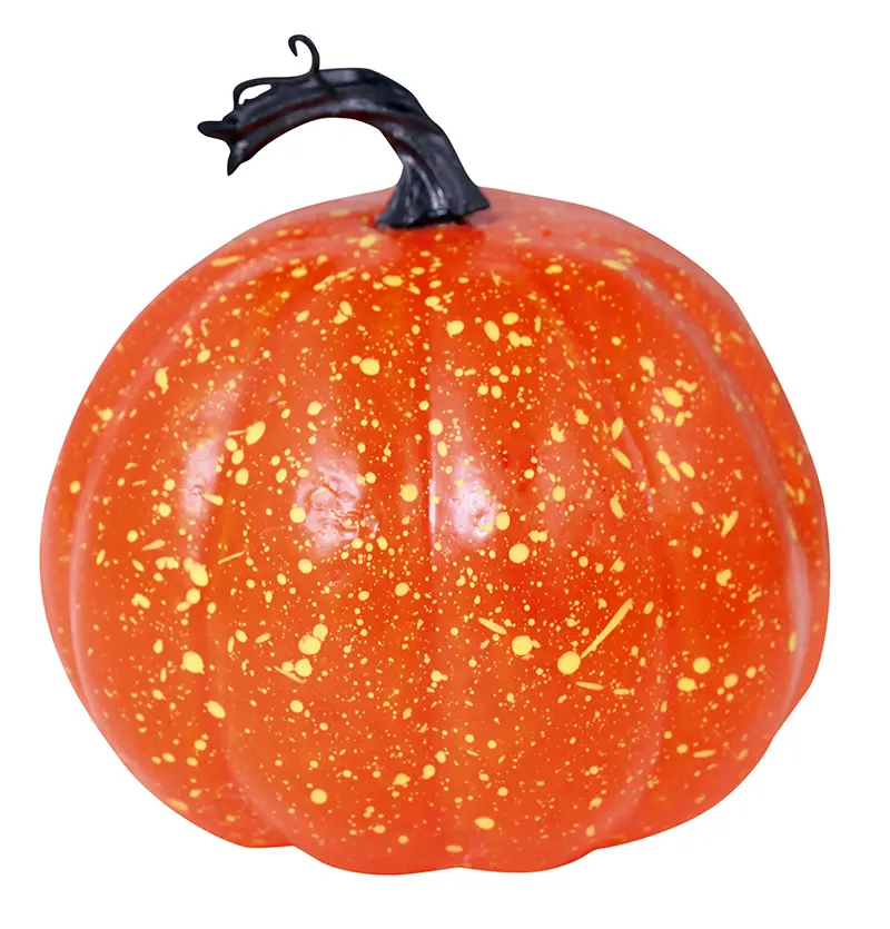 Græskar med lys 20 cm