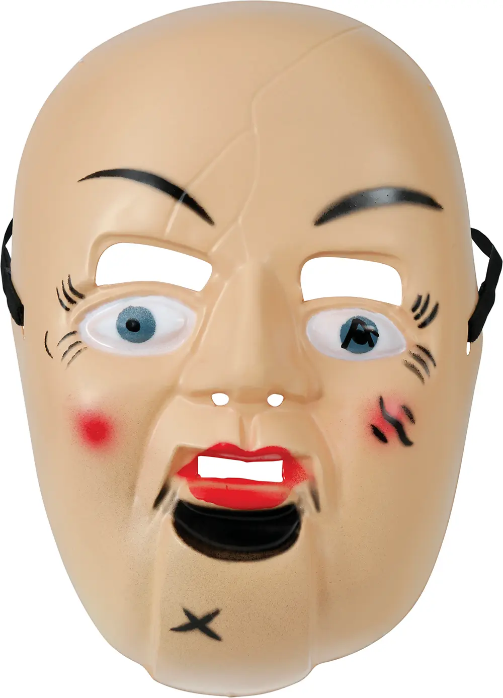 Skrækdukkemaske, PVC, til børn