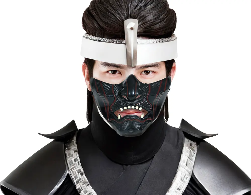 Japansk halvmaske, PVC
