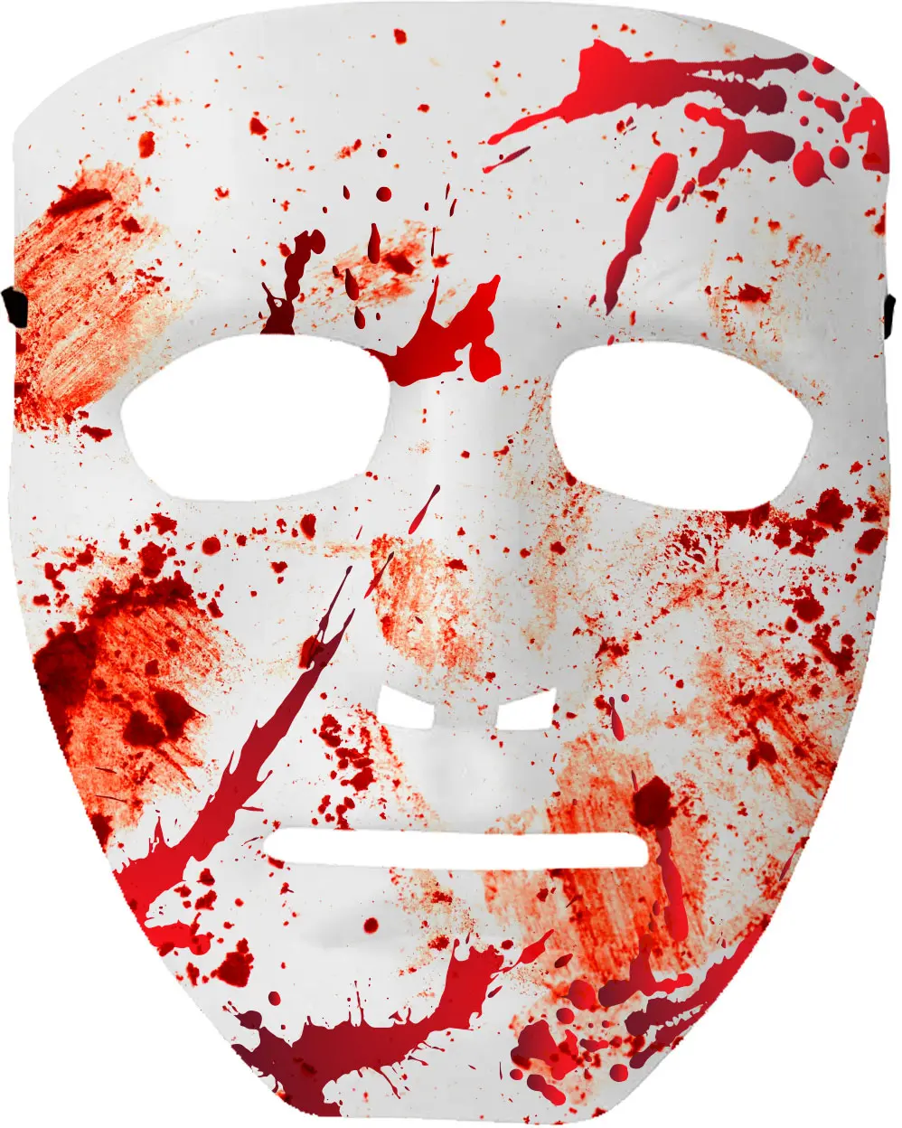 Blodig maske, PVC