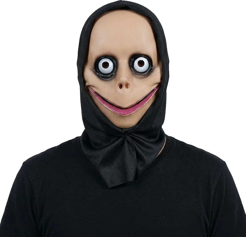 Skrækmaske med hætte, PVC
