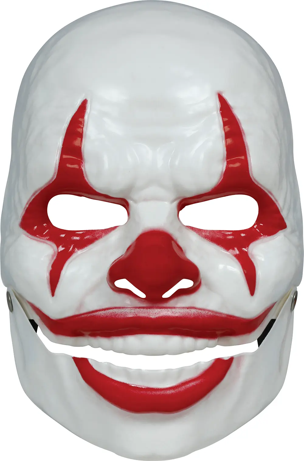 Smilende klovnemaske, PVC