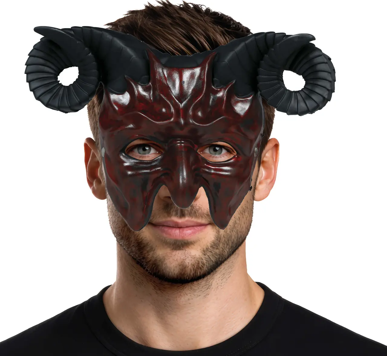 Djævelsk halvmaske, PVC
