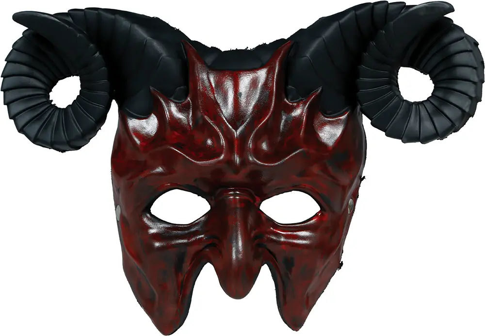 Djævelsk halvmaske, PVC