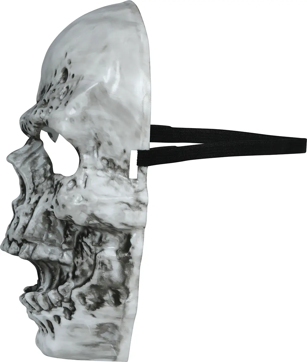 Kraniemaske, PVC, hvid, model 20113