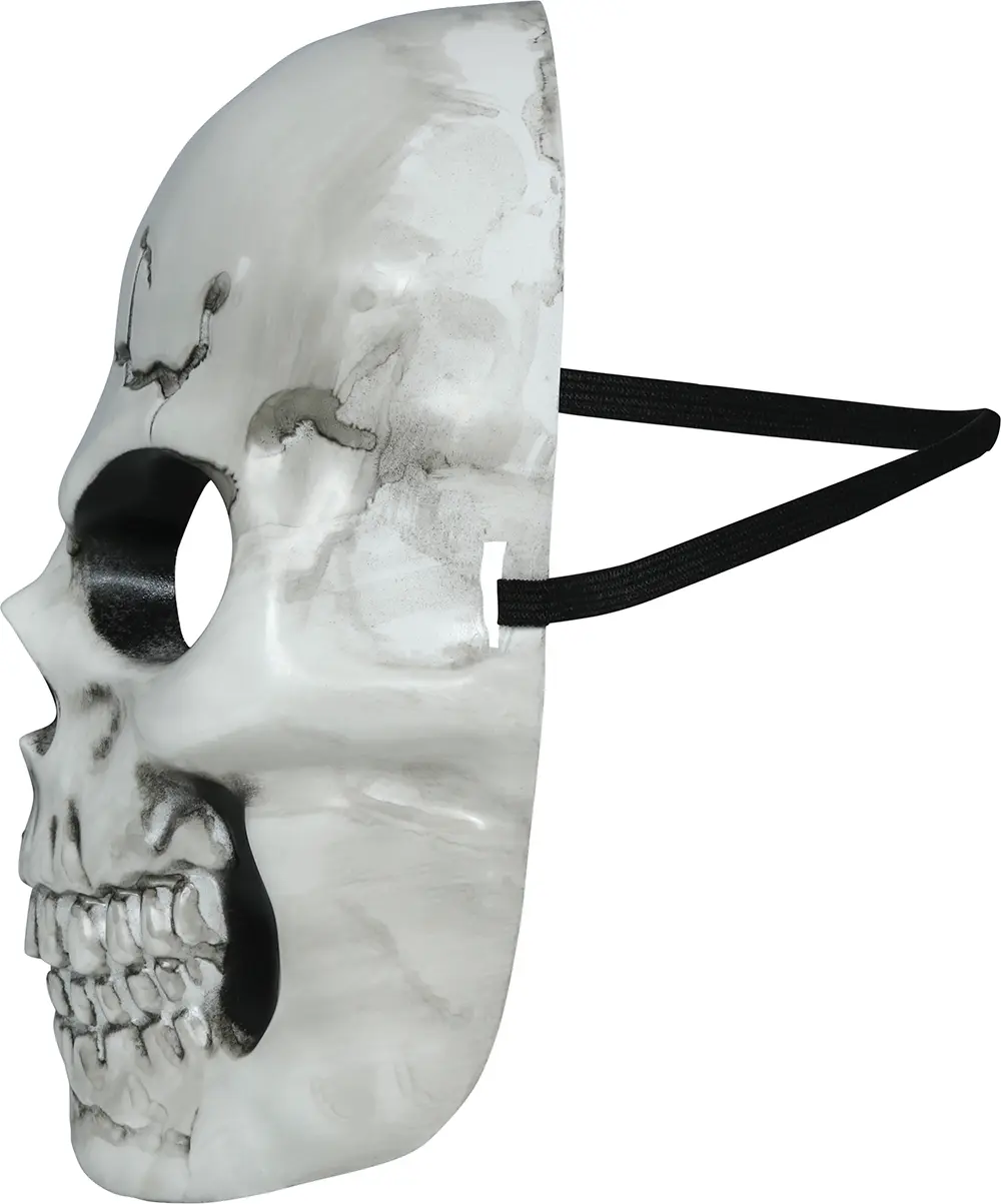 Kraniemaske, PVC, hvid, model 20118