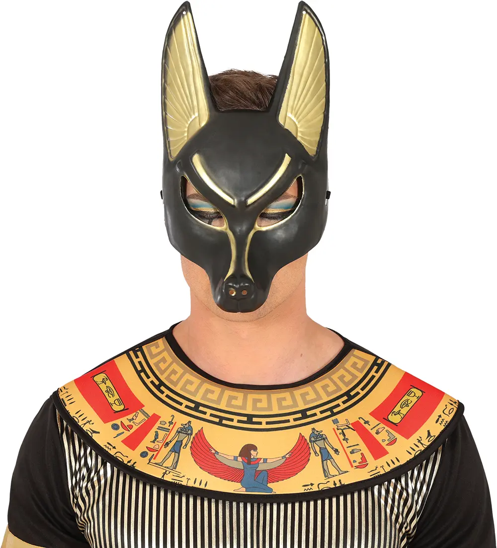Anubis-maske i PVC til voksne