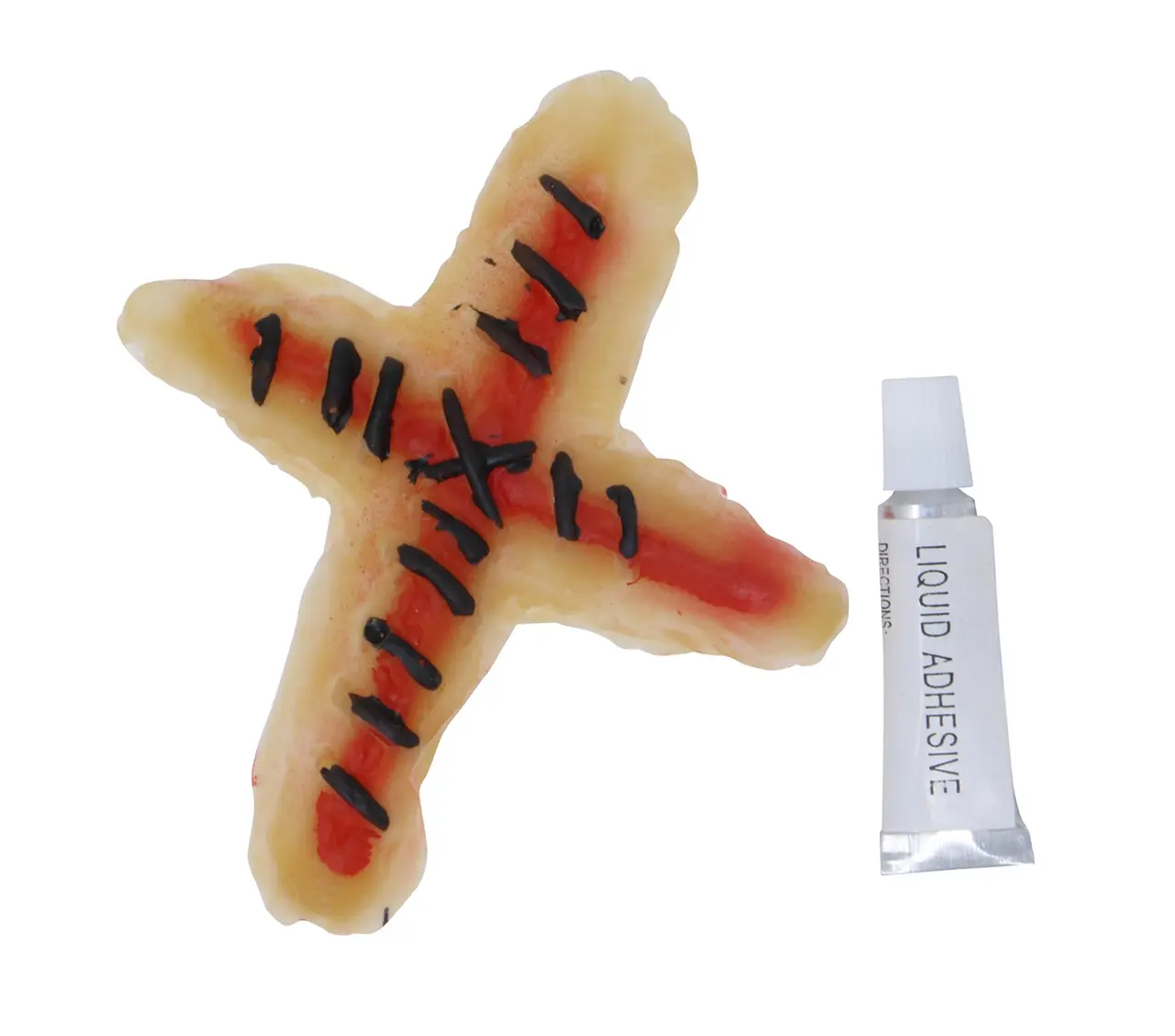 Syet korsformet latexar med flydende lim