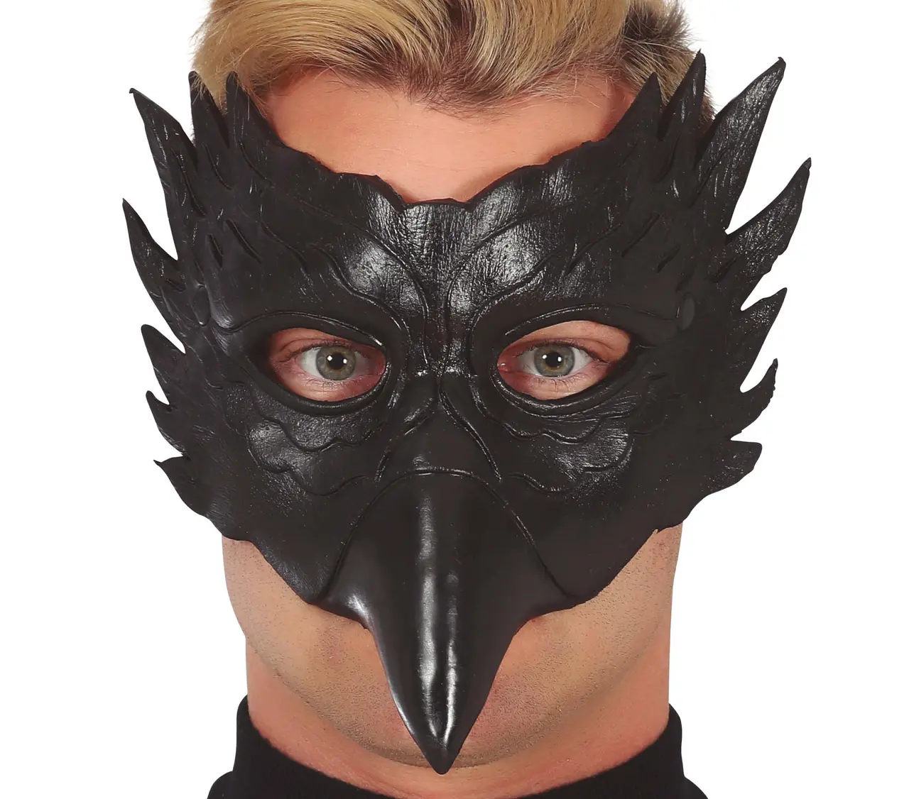 Halvmaske, sort ugle, skum