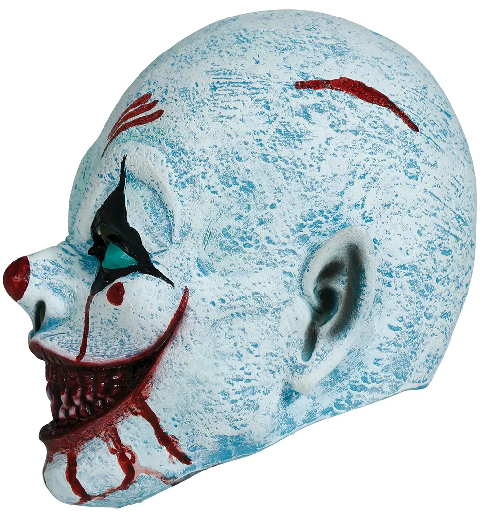 Smilende klovnemaske, latex