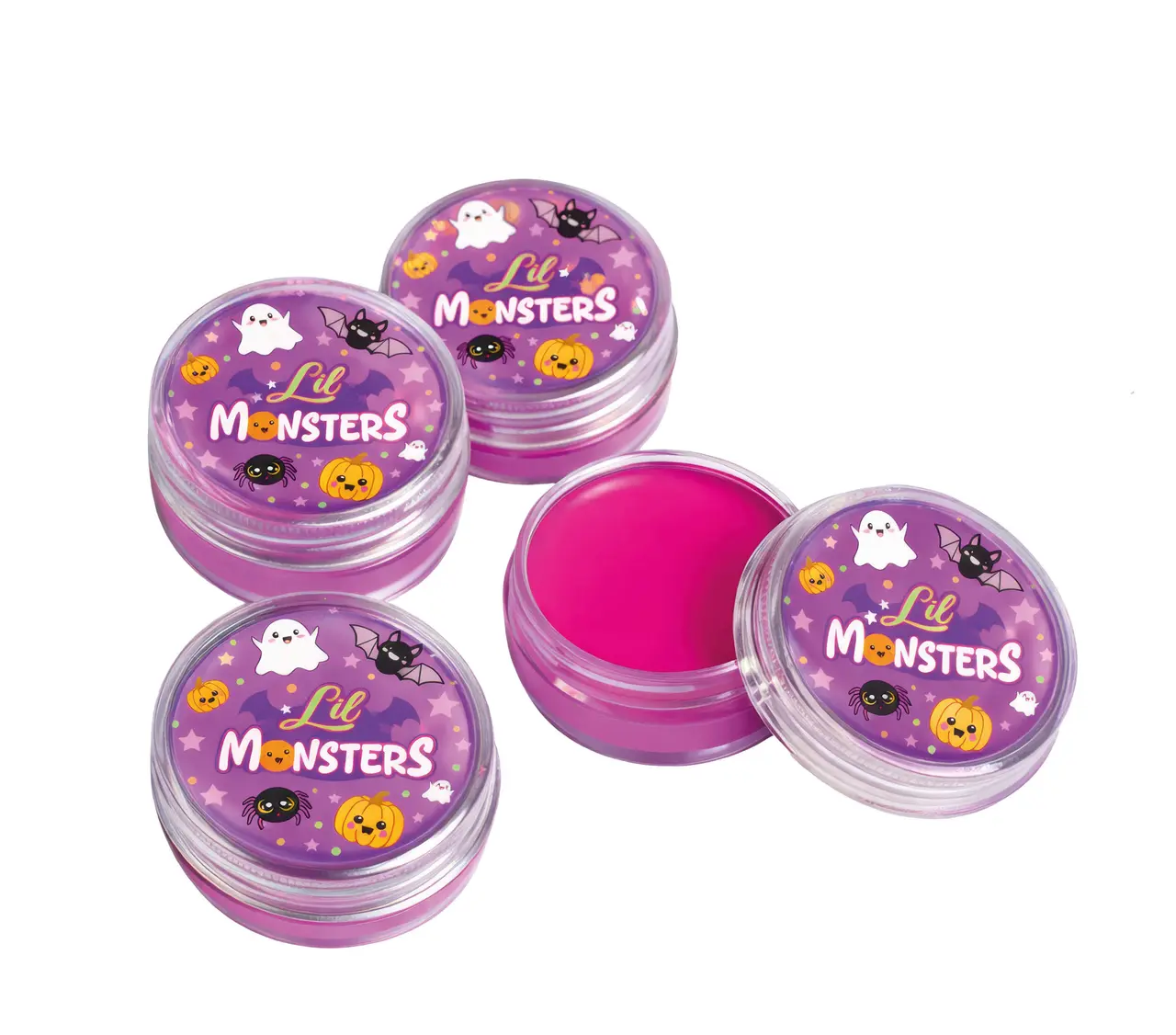 Lil Halloween lyserød læbepomade, hindbær, til børn