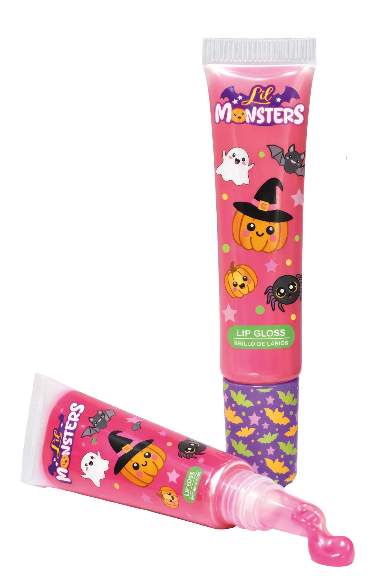 Lil Halloween lyserød lipgloss, hindbær, til børn