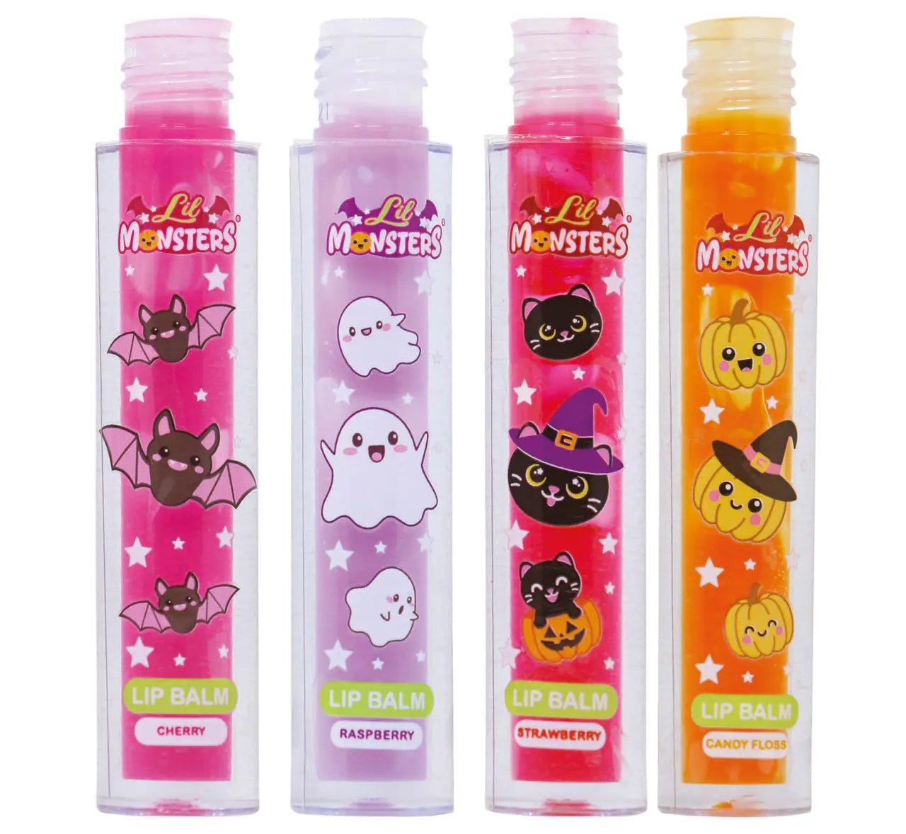 Lil Monsters lipgloss med vedhæng, assorterede motiver