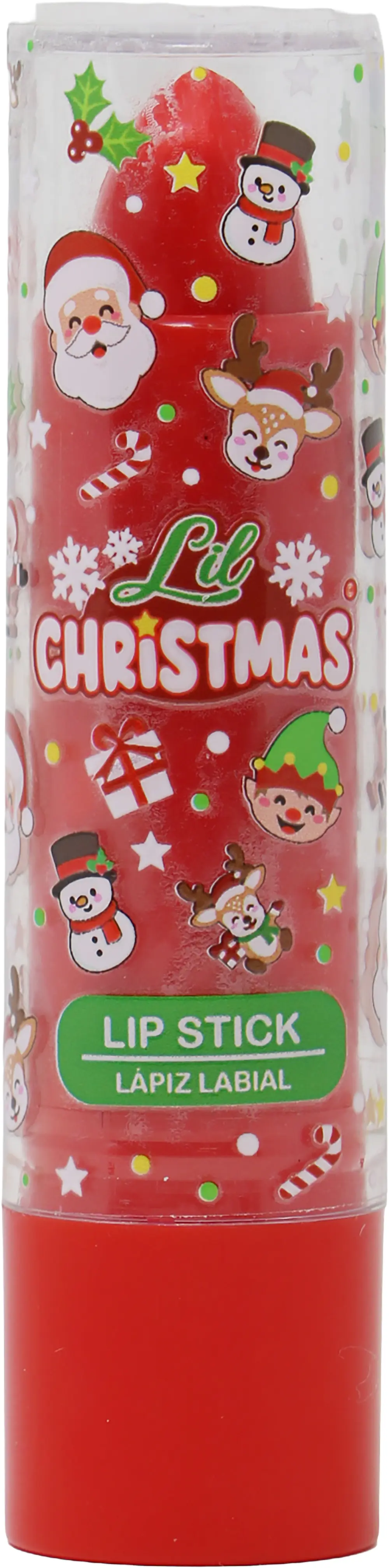 Lil Xmas læbestift, rød, jordbær, til børn