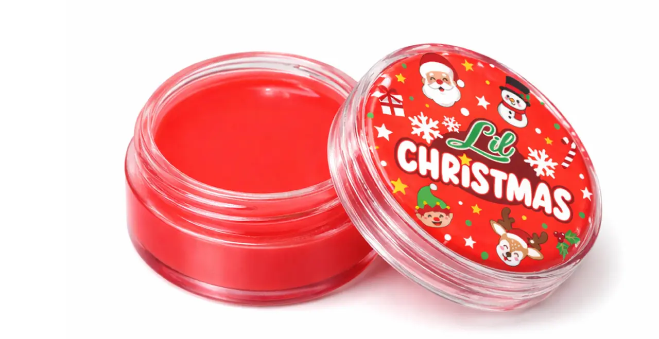 Lil Xmas læbepomade, rød, jordbær, til børn