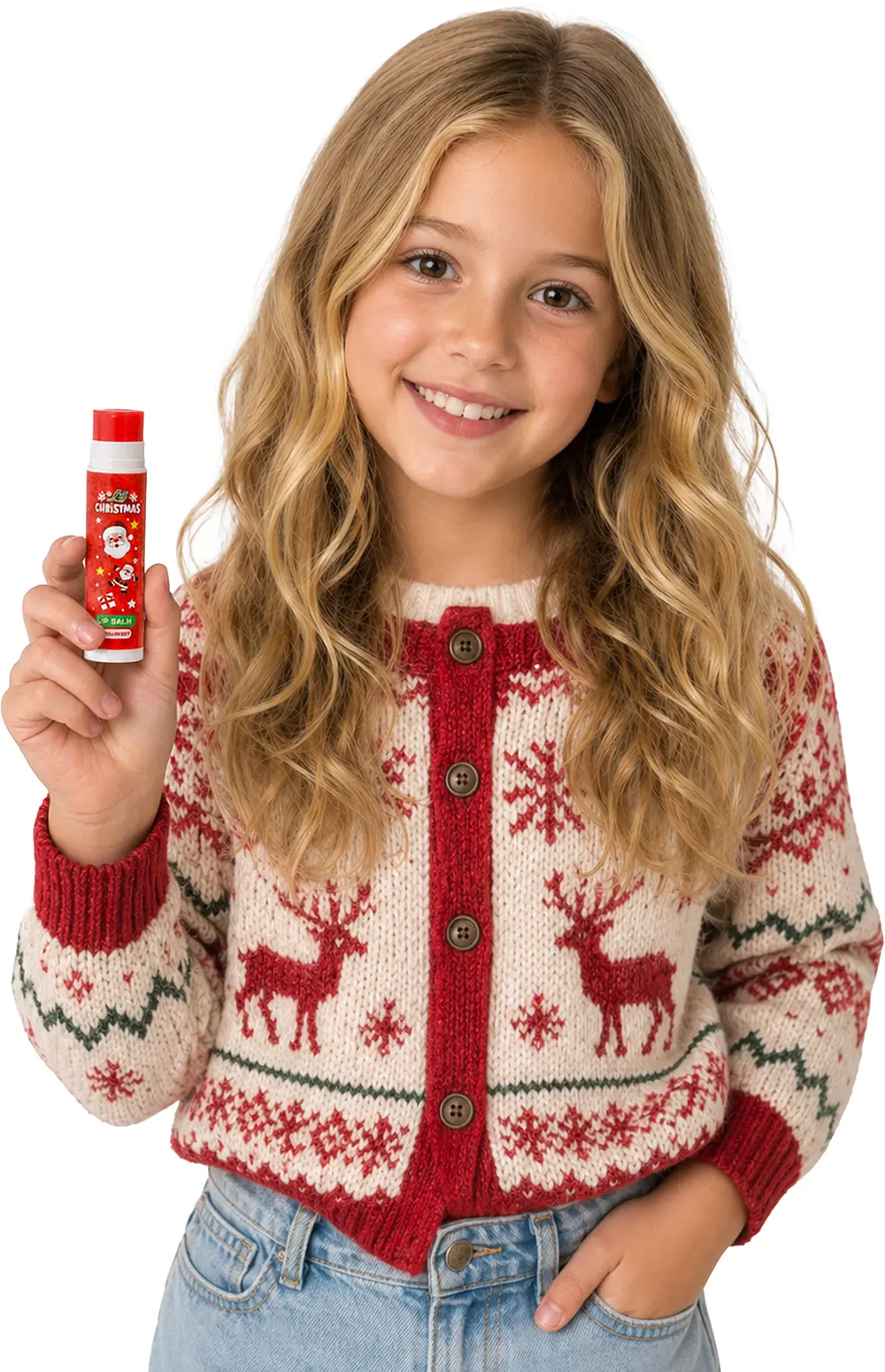Lil Xmas læbepomadetrio til børn, assorterede motiver