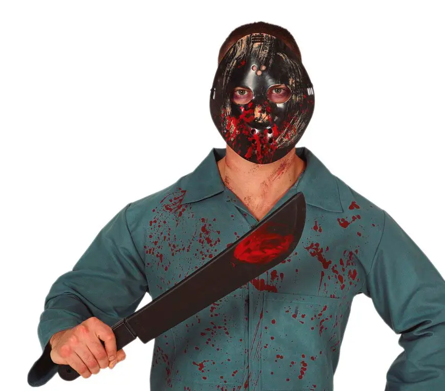 Sæt med maske og machete 54 cm