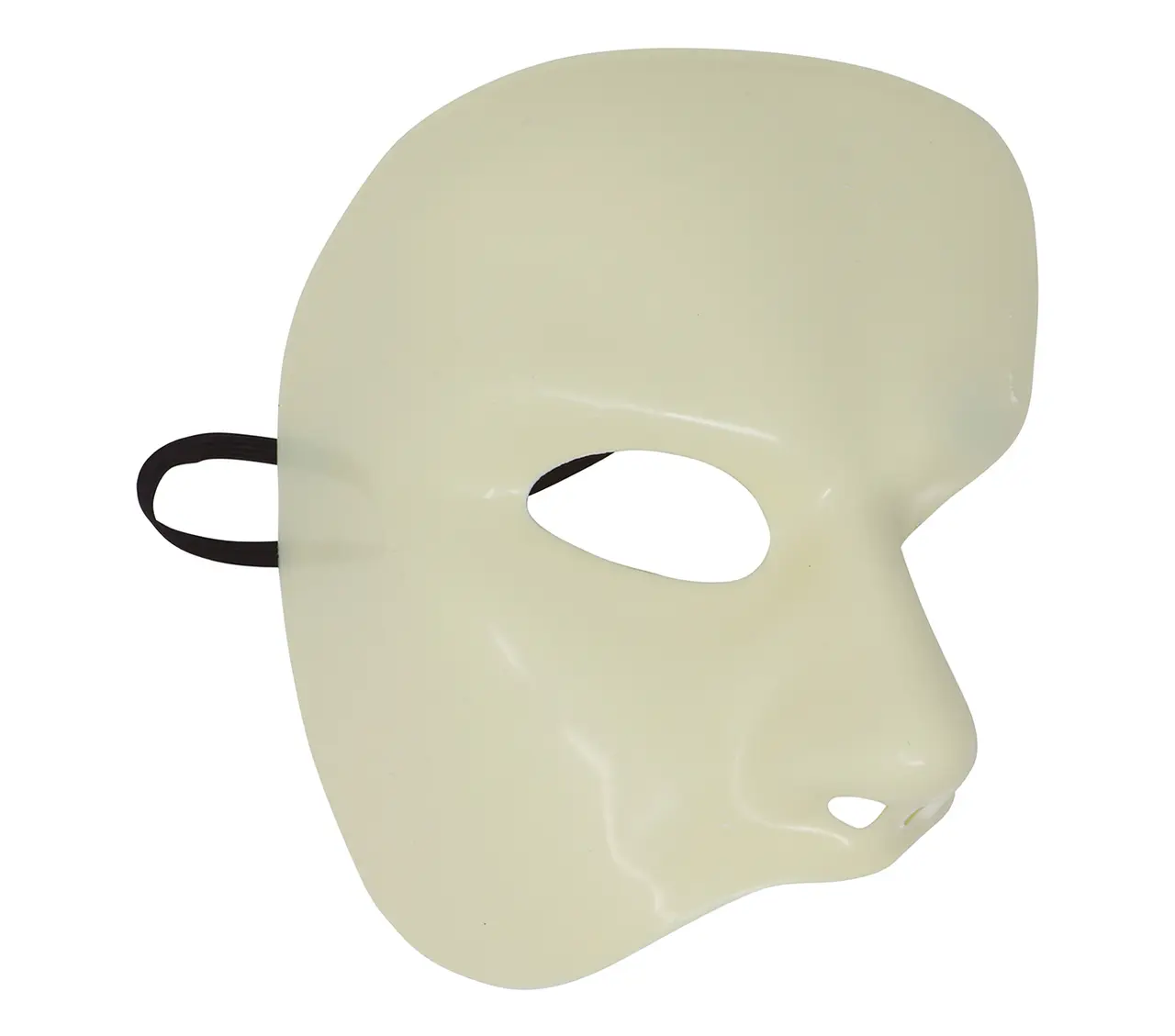 Halvmaske, spøgelse, PVC