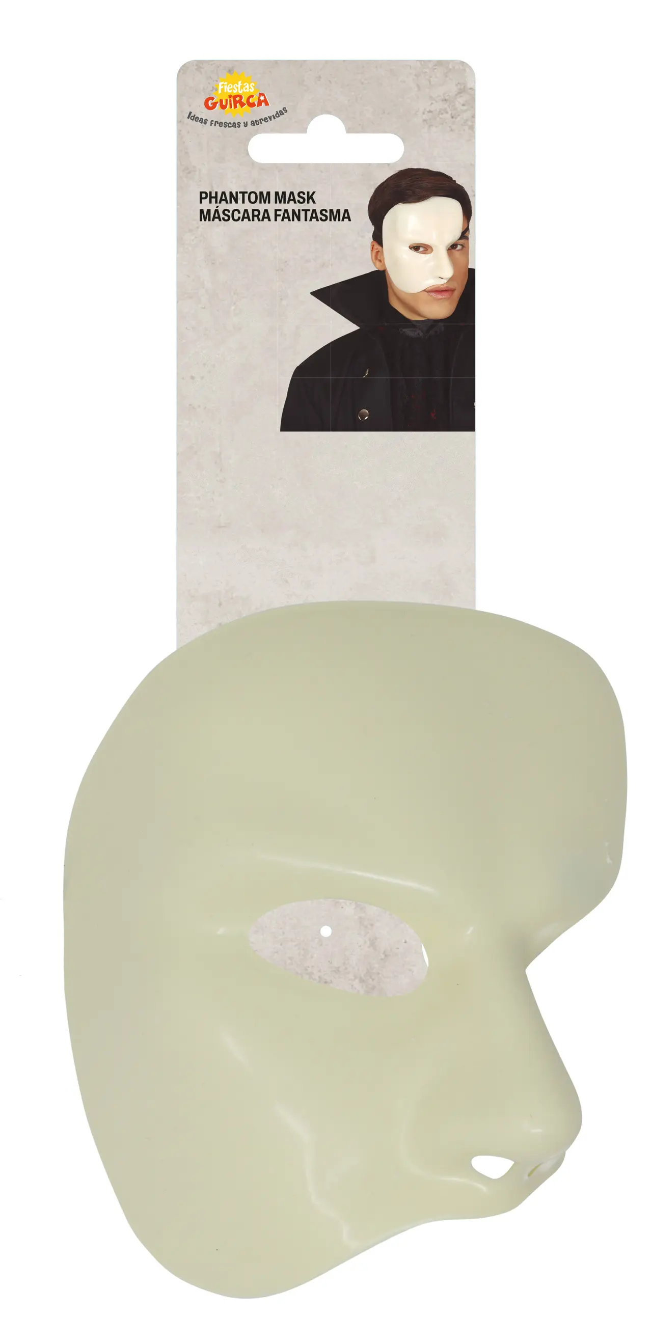 Halvmaske, spøgelse, PVC