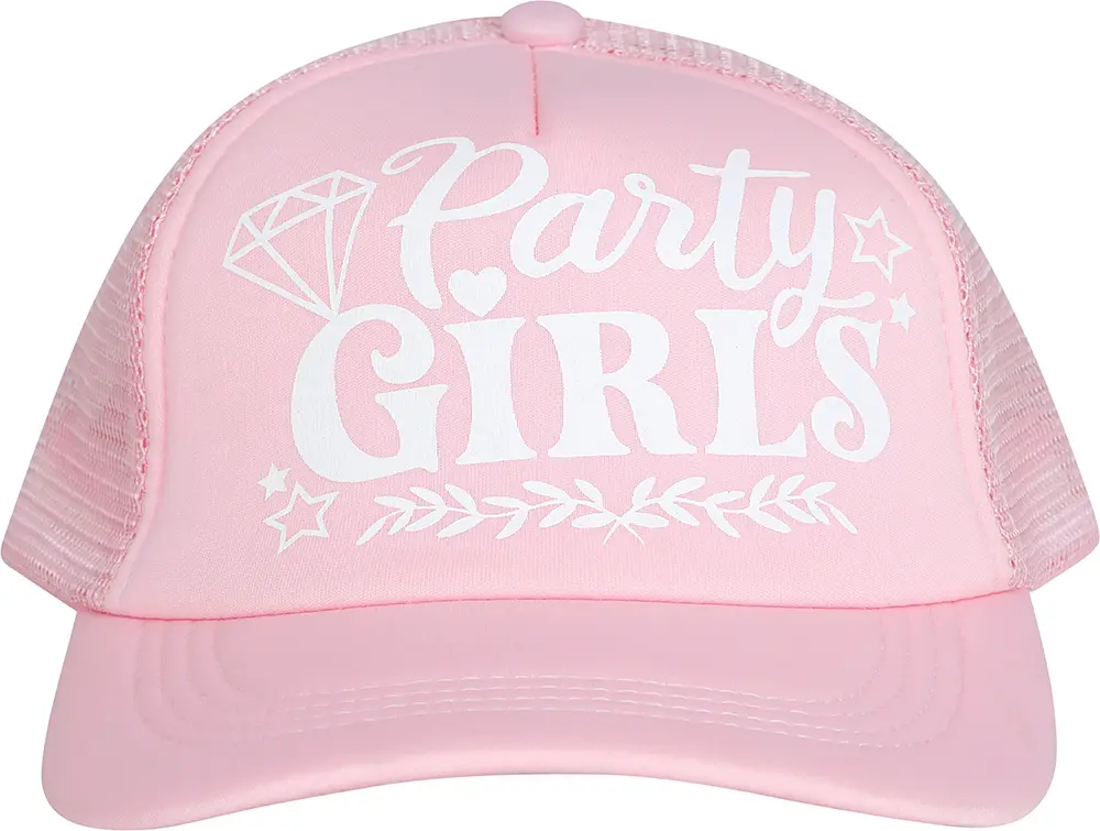 Lyserød Party Girls-kasket, til voksne