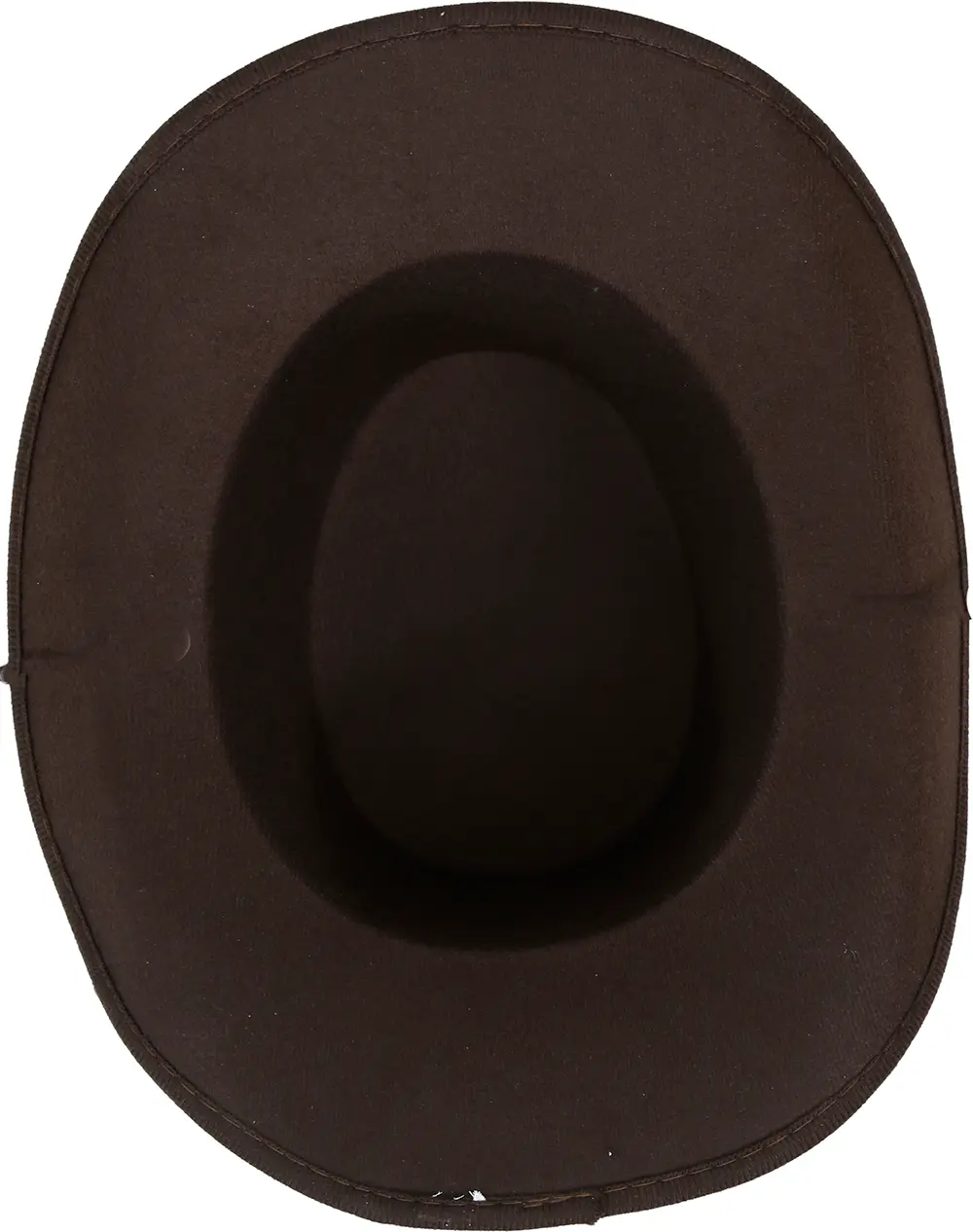 Brun cowboyhat i filt til børn, ca. 33,5 cm