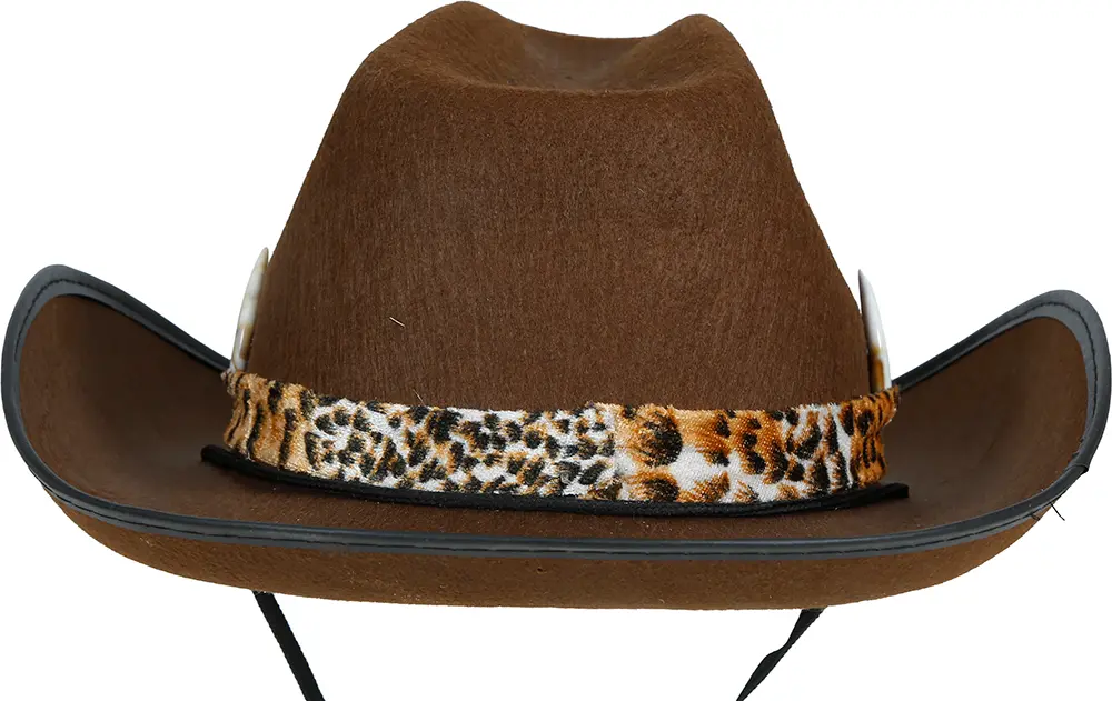 Brun australsk cowboyhat til voksne
