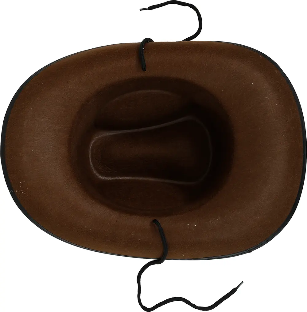 Brun australsk cowboyhat til voksne
