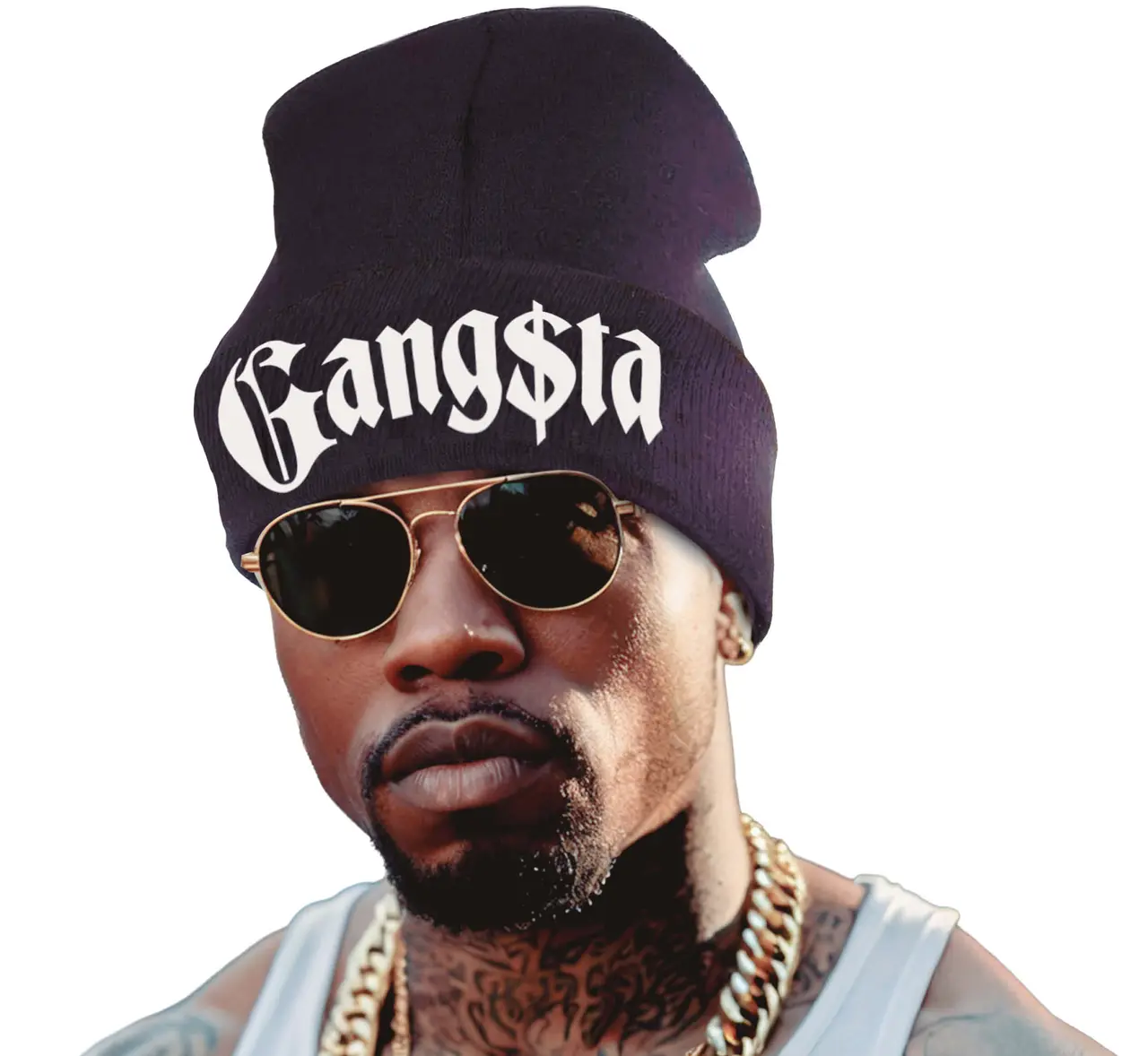 Gangsta-hat til voksne