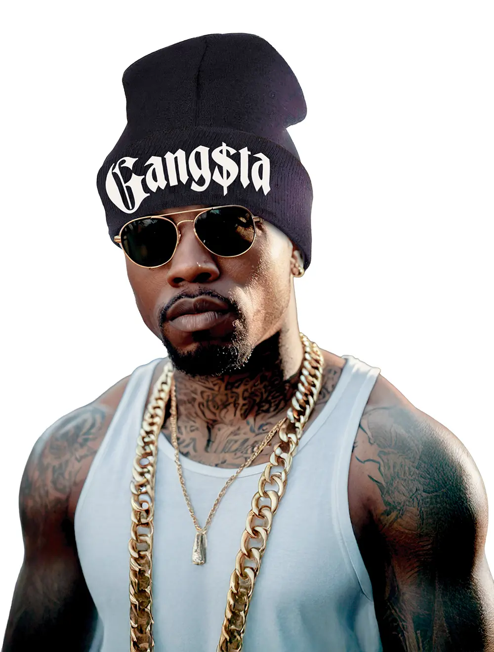 Gangsta-hat til voksne