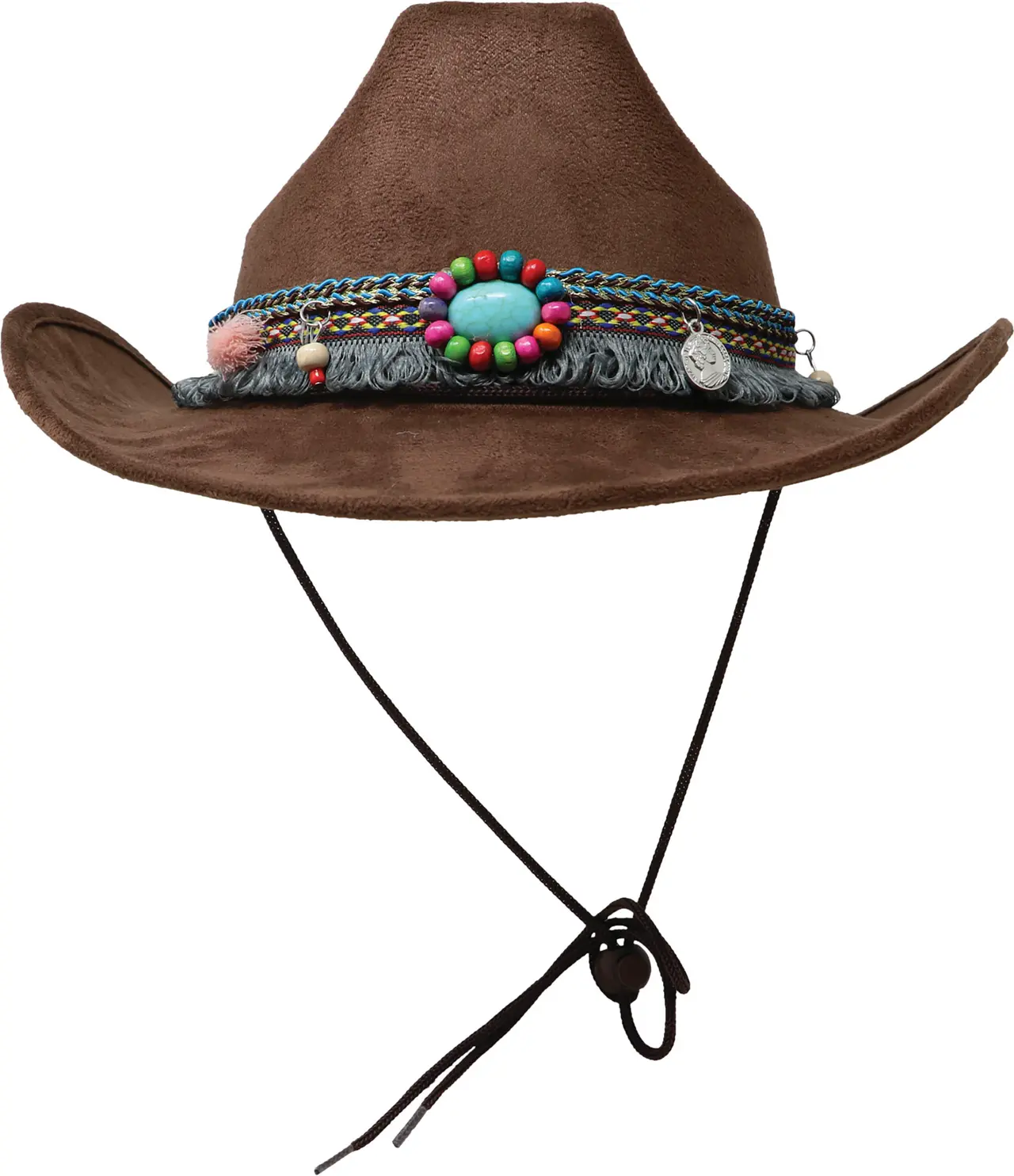 Cowboyhat i filt, brun, model 23169