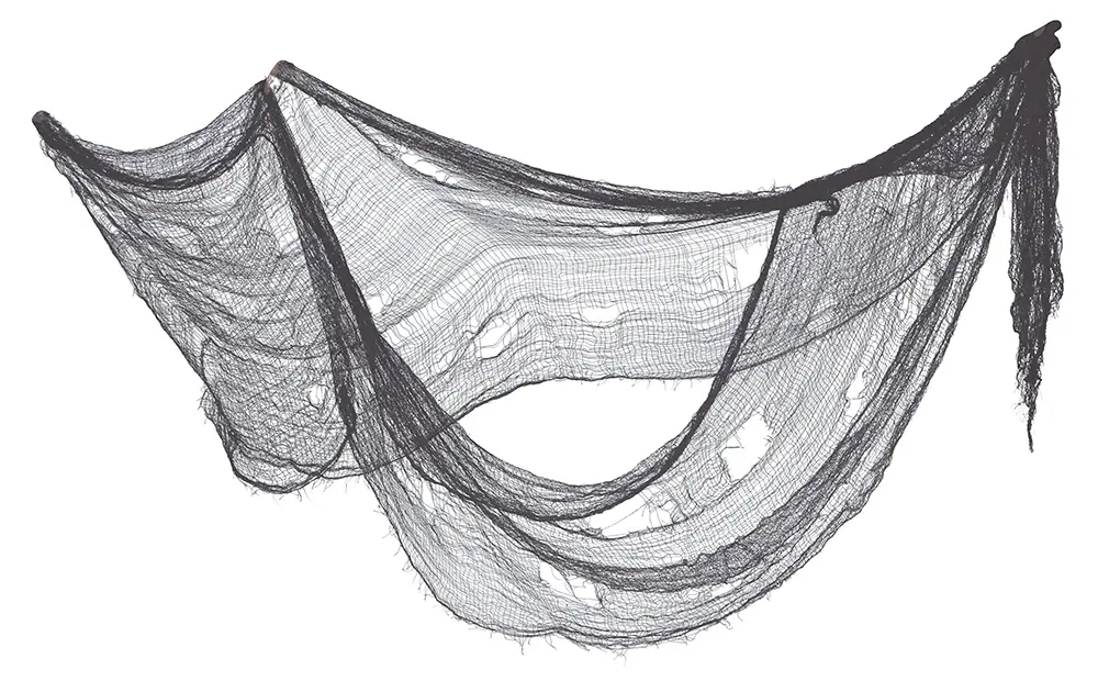 Gråt stof, 76 × 228 cm